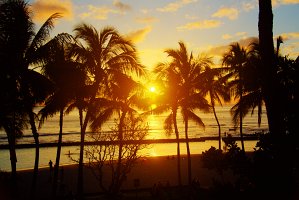 Waikiki Beach - Sunset 1